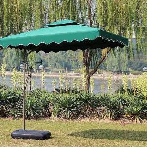 대형파라솔 야외용 그린 물통별도 신호등 홀딩 사각 테라스 옥상 정원 그늘막 전원주택 공사장ssu933