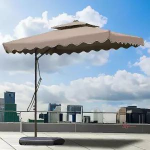 파라솔세트 낚시 대형 폴딩 캠핑 옥상 사각 비치 정원 테라스 셋트 야외용 물통 가림막uvw117