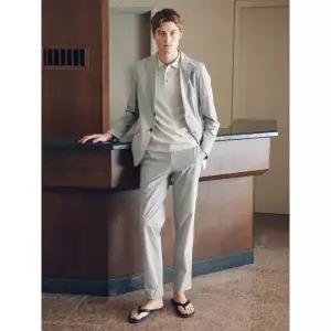 로가디스 SMART SETUP 경량 나일론 스트레치 솔리드 셋업 팬츠 - 라이트 그레이 RY6421P802 1258605