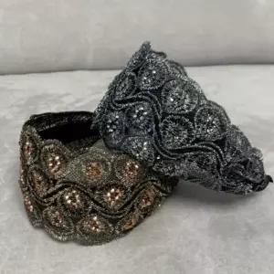 헤어밴드 레이스 예쁜 여자 머리띠 큐빅 악세사리 반다나 리본헤어밴드 에스닉패턴