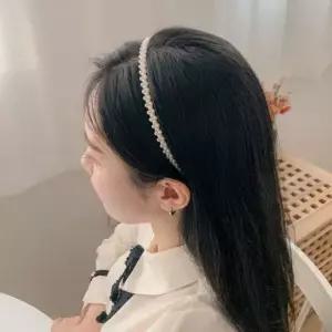진주 꼬임 머리띠 예쁜 여름 머리밴드 A 진주머리띠 진주밴드 헤어스타일 여성머리띠