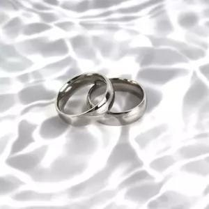 커플반지 은색 써지컬스틸 티타늄반지 남녀공용반지 커플반지 남녀공용반지