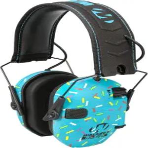 워커의 면도기 슬림 울트라 로우 프로파일 컴팩트 디자인 조절 가능한 사격장 사냥 청력 보호 전자