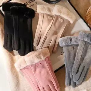 WL 여성 겨울 스키 기모 방한 스마트폰 터치장갑