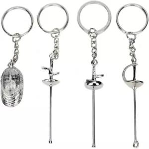 펜싱 키체인 - 스포츠 팬을 위한 기념품 선수를 선물