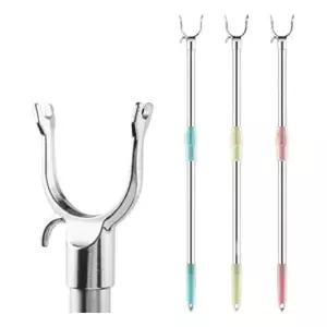 [와인앤쿡]고품질 bns 옷걸이 내리기 스텐 스틱(긴 타입) 1개 옷걸이스틱 옷걸이장대 옷봉 의류매장 WFLWQ