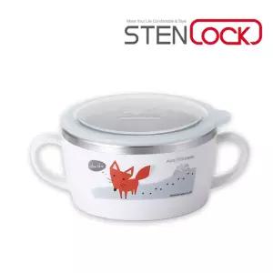 스텐어린이그릇 뚜껑 손잡이그릇 스텐그릇 시리얼그릇 어린이그릇