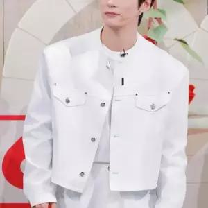 남성용 춘추 캐주얼 차이나 재킷 숏 정장자켓 정장 코트 상의 트렌드 MF3