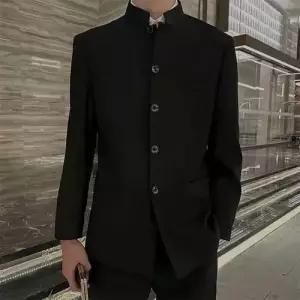 남사친 블랙 정장자켓 패드 정장 코트 약혼 차이나 재킷 봄가을 상의 MF3