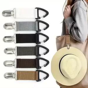 야외 여행용 밀짚모자 클립 휴대용 모자 보관 가방 다용도 장갑 정리함