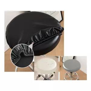 원형 의자 방수 PU커버 방진 1P 회전 덮개 식탁 보호