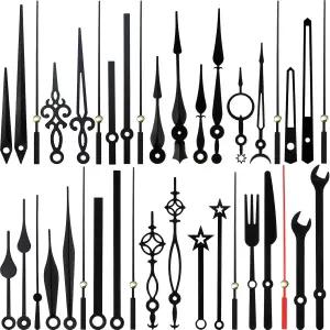 머더 14 스타일의 블랙 시계 바늘 전용 똑딱거리는 손 알루미늄으로 만든 교체 키트 수리용 DIY 부품 가지