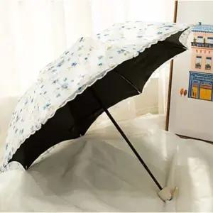WL 휴대용 가벼운 할머니 엄마 암막 차광 우양산 우산