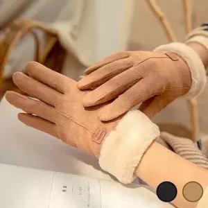 WL 여성 스마트폰 터치 기모 방한 장갑 털장갑 겨울털장갑