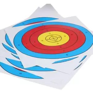 양궁타겟표적지 양궁 표적지 양궁과녘 종이타켓 40cm