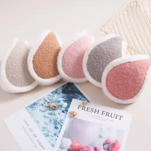 겨울 배색 따뜻하고 귀여운 뽀글이 기모 귀마개 군용품