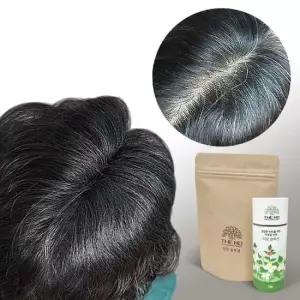 가르마탈모 더모솔루션 한방 천연염색 흑채 본품+리필 정수리탈모