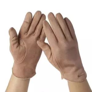 TBZ 남성용 스웨이드 핑거홀 터치형 로지브라운 장갑