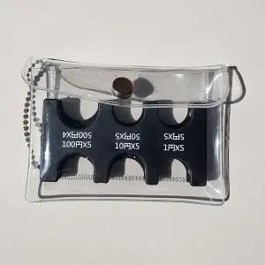 일본 동전 지갑 2종세트 엔화 홀더 여행용 PVC파우치 동전파우치