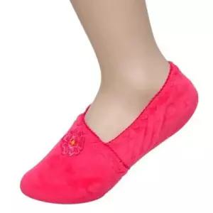 보들보들하고 촉감 꽃자수 여성 덧신 누드 스타킹 여름 양말