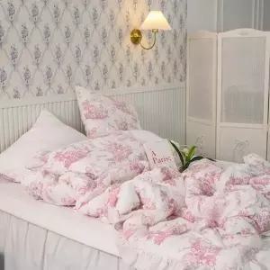 사계절 양면 일체형 프릴 차렵이불 단품 ss 극세사 차렵이불