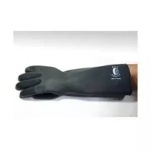 어업 보생 고무장갑(흑색) 대형 10켤레 작업용 고무장갑