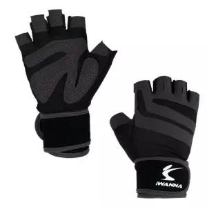 아이워너 2중 트레이닝장갑 블랙 손목보호 지지대 운동