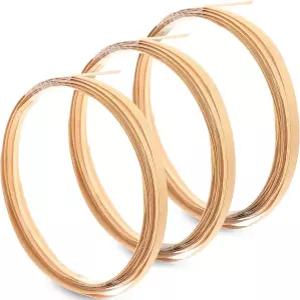 SEWACC 3 롤 플랫 리드 코일 와이드 스트립을 직조하여 평평한 지팡이 웨빙 바구니 위커 라탄 소재로