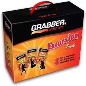 그랩버 워머 익스커션 멀티팩 박스 8쌍의 손 발가락 8개의 필 앤 스틱 바디 24개의 개수