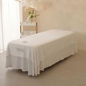 코튼 마사지침대커버 부드러운 침대시트 관리실