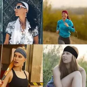 8컬러 런닝 요가 헬스 숏헤어밴드 스포츠헤어밴드