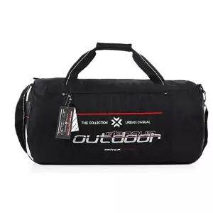 [하프클럽/]원통 축구 스포츠 더플백 운동 여행 가방 블랙