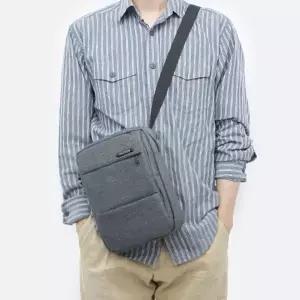 [하프클럽/]남자 미니 크로스백 숄더백 데일리 그레이 메신저백