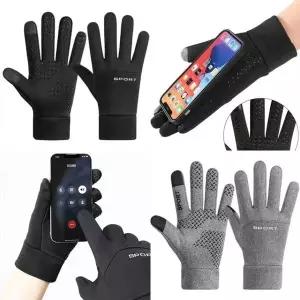 [하프클럽/]방한 겨울 스마트폰 터치 장갑 낚시 스포츠 등산 작업 논슬립 기