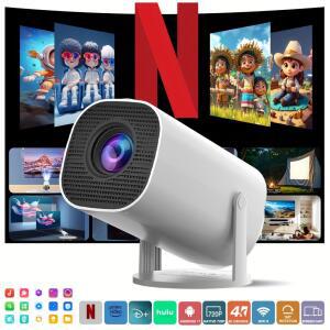 빔프로젝터 HD 미니 4K 휴대형 1280X720P 홈시어터 해상도 리모컨 비디오