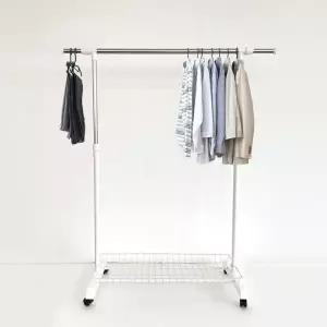 [하프클럽/]철제로이동식행거 화이트정리 매장디스행거 다용도 정리