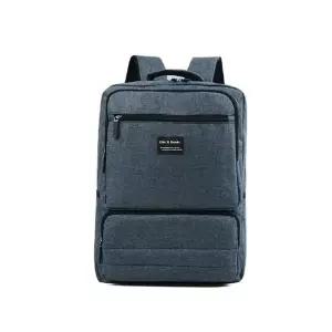 [하프클럽/]학생가방 남성 스퀘어 백팩 케주얼 가방 그레이