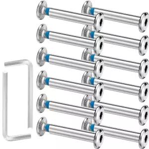 20세트 스케이트 휠 소켓 나사 인라인 롤러 샤프트 헥스 2피스 설치 도구 포함