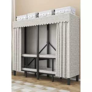 접이식 간이 옷장 원룸 간편 미니 침실 조립식 이동식 수납