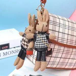 [하프클럽/]토끼 명품 귀여운 가방 자동차 차키 키링 키홀더