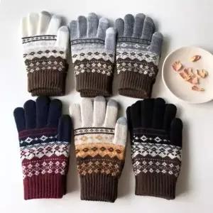 [하프클럽/]스노우 터치 스크린 손가락 겨울 방한 장갑 여성 남성