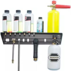 선반이 있는 반둔 압력 세척기 건 홀더 완드용 폼 캐논 노즐 팁 비누 병 부품 및 액세서리 부착물 보관 랙