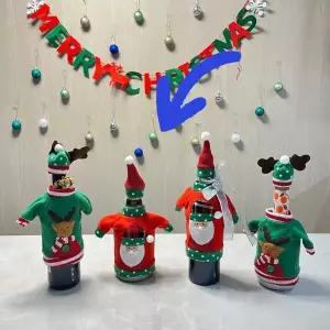 크리스마스 산타 와인커버