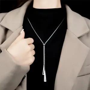 [하프클럽/]착용방법 3way 롱체인 여자목걸이 여자목걸이선물 스