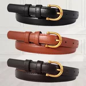 [하프클럽/]고급 튼튼한 골드 청치마 데일리 모던 청바지 벨트