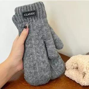 [하프클럽/]예쁜 장갑 선물 크리스마스 겨울 꽈배기 니트 벙어리