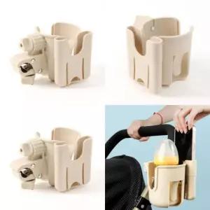 유모차 컵홀더+스마트폰거치대 베이지 자전거 텀블러거치대