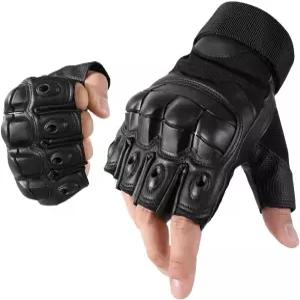 남성용 AXBXCX 핑거리스 전술 장갑 - 여름철 야외 활동에 적합한 보호 통기성 편안함 및 완벽한 착용감!