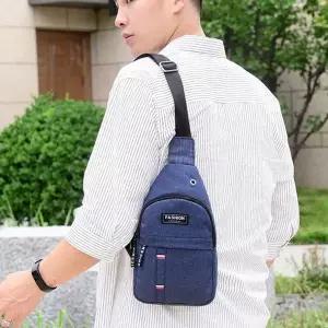 [하프클럽/]가방 백 크로스 캐주얼 메신저 슬링 네이비 남성 모던