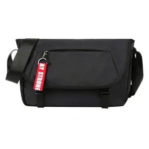 [하프클럽/]학생 중학생 어깨 가방 학생크로스백 메신저백 블랙